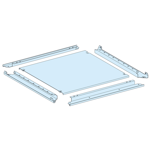 08488  obična ploča s prolazima za kabele, IP55, Š = 800 mm, dubina = 400 mm