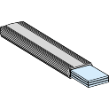 04752  izolirana fleksibilna sabirnica 32 x 6 mm, D = 1800 mm