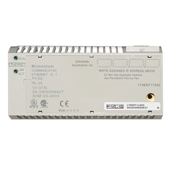 170ENT11002  Modicon Momentum - Ethernet komunikacijski adapter - 10 Mbit/s
