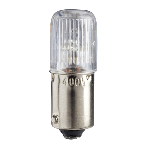 DL1CF220  prozirna neonska žarulja za signalizaciju – BA 9s – 230 V / 2,6 W