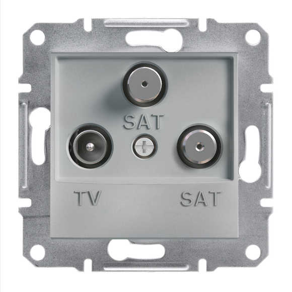 EPH3600162  Asfora - završna TV-SAT-SAT utičnica 1dB bez okvira - metal