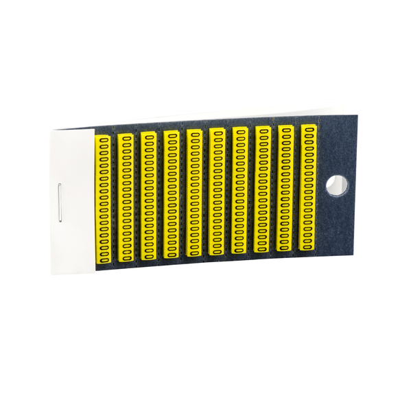 AR1MC019  bijela oznaka s mogućnošću pričvršćivanja sa znamenkom 9 – set od 200 kom. –