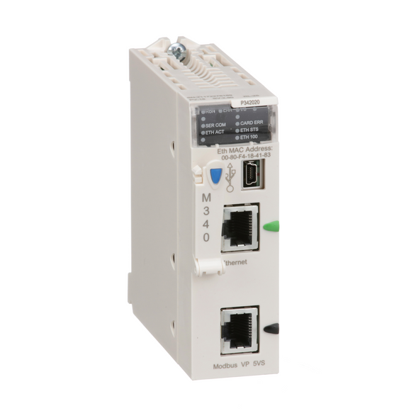 BMXP342020H  Procesorski modul M340–maks. 1024 odvojenih + 256 analognih U/I–Modbus–Ethernet